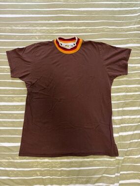 Unisex BIG BUD PRESS Mock Neck Ringer Retro Tee